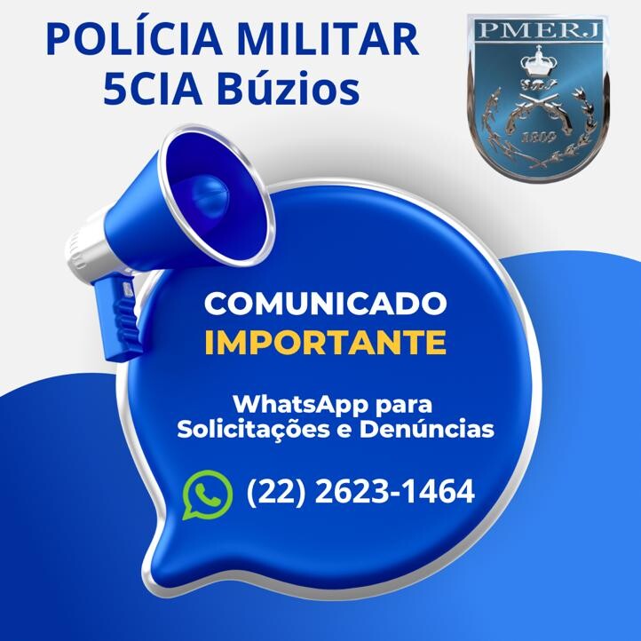 5ª CIA de Búzios tem novo canal de atendimento