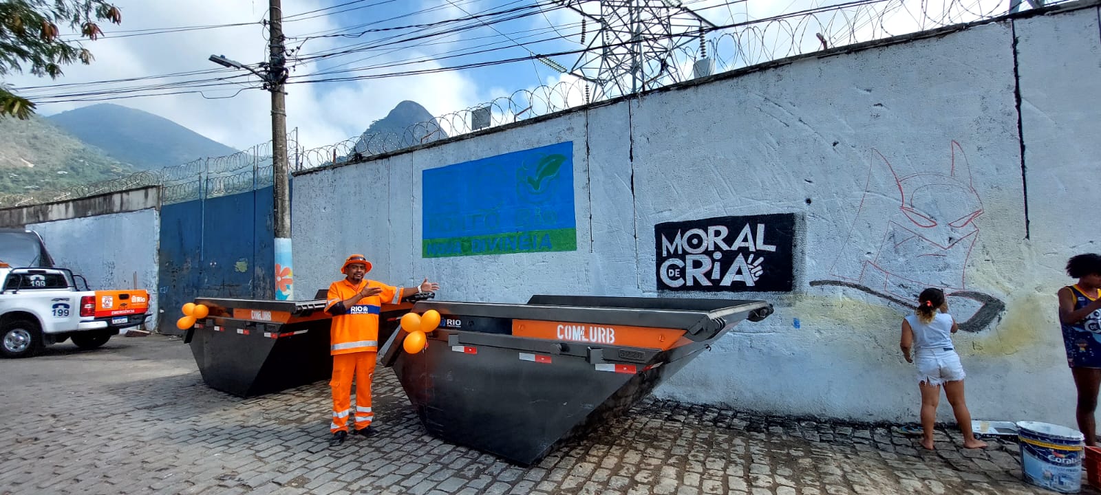  Comlurb inaugura Ponto de Entrega Voluntária na comunidade da Divineia, no Grajaú - Prefeitura da Cidade do Rio de Janeiro