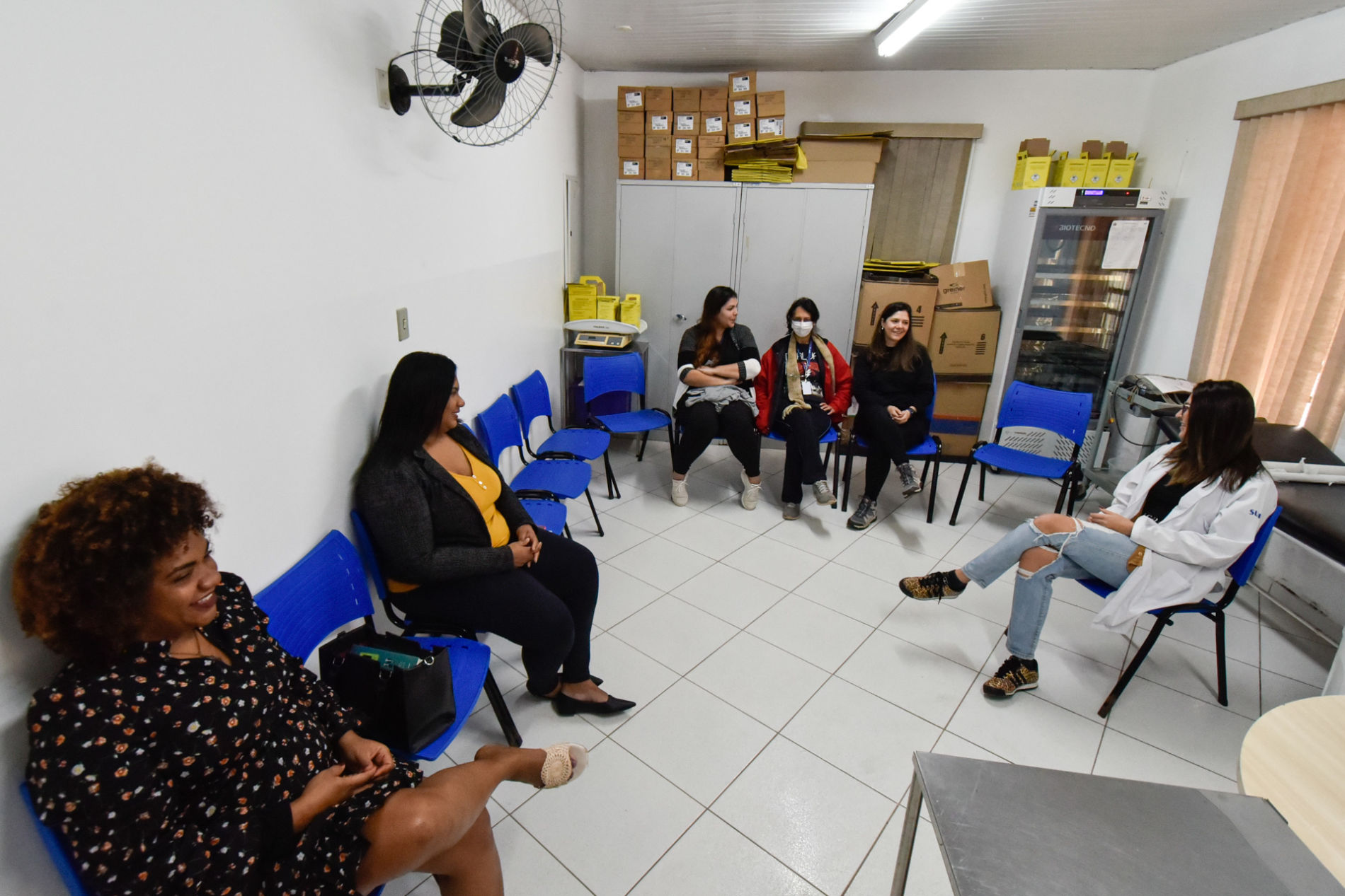 Gestantes recebem orientação nutricional na UBS Morada das Vinhas