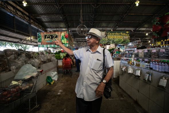 Prefeitura de Cuiab | "Com essa reforma o que j bom vai ficar ainda melhor", comemora frequentador assduo do Mercado do Porto; nova estrutura ser lanada na sexta-feira (21)