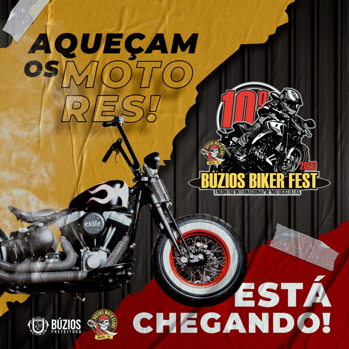 Aqueçam os motores, o décimo Búzios Biker Fest começa na próxima quinta-feira
