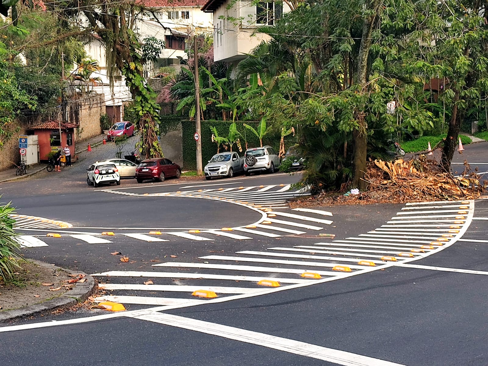 CET-Rio implanta nova sinalização horizontal na Gávea - Prefeitura da Cidade do Rio de Janeiro