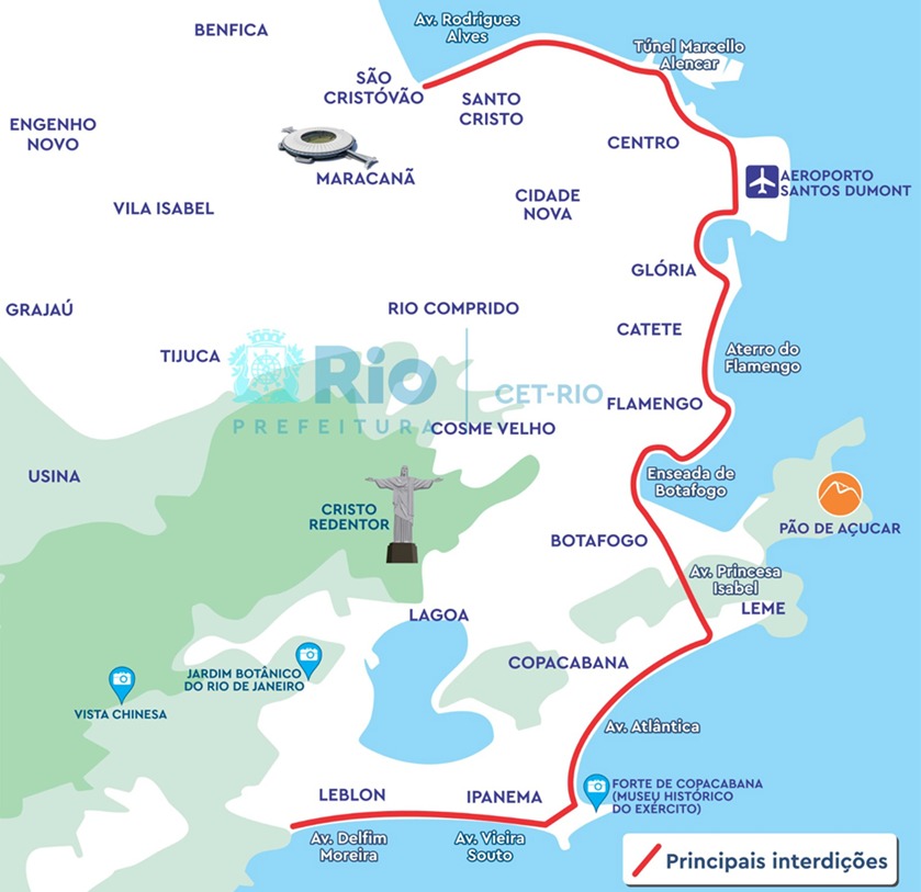 CET-Rio monta esquema especial de trânsito para a Meia Maratona Internacional - Prefeitura da Cidade do Rio de Janeiro