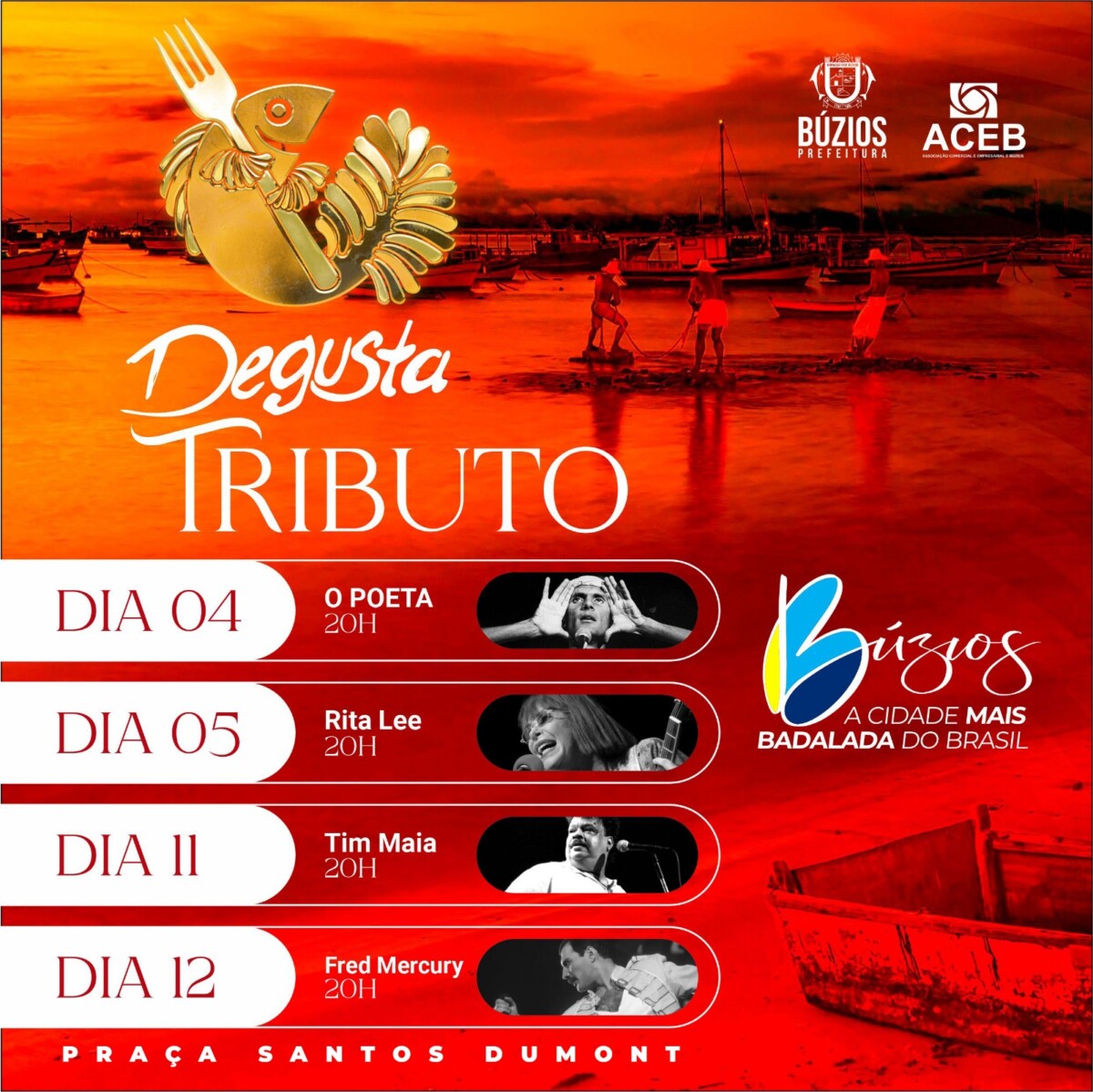 “Degusta Búzios”: Maior Festival Gastronômico da Região dos Lagos começa nesta sexta-feira