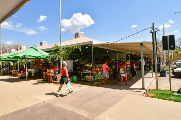 Prefeitura de Cuiab | Adaptaes e melhorias garantem conforto e funcionalidade no novo Mercado do Porto em Cuiab