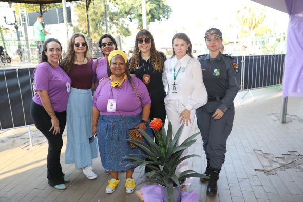 Prefeitura de Cuiab | Agosto Lils: Campanha com aes de preveno violncia lanada pela Secretaria Municipal da Mulher