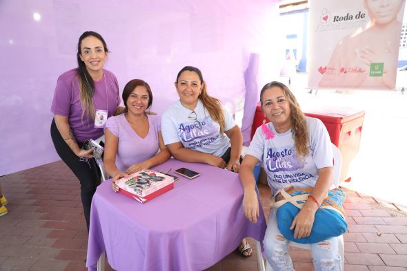 Prefeitura de Cuiab | Agosto Lils: Espao de Acolhimento da Mulher fortalece iniciativas de combate violncia e encoraja vtimas a denunciar