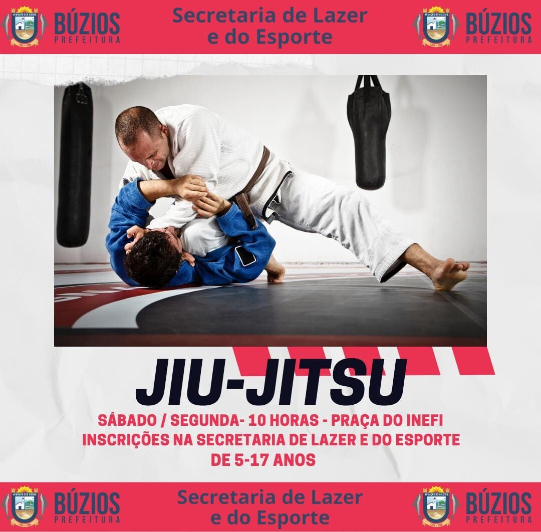 Secretaria de Lazer e do Esporte abre inscrições para aulas de Jiu-jitsu