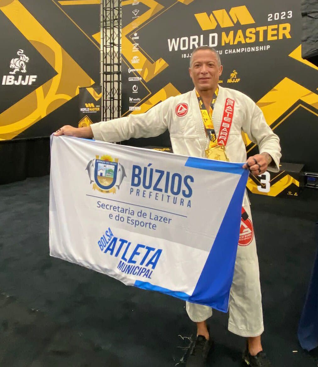 Bombeiro de Búzios se torna campeão mundial de Jiu-jtsu em Las Vegas