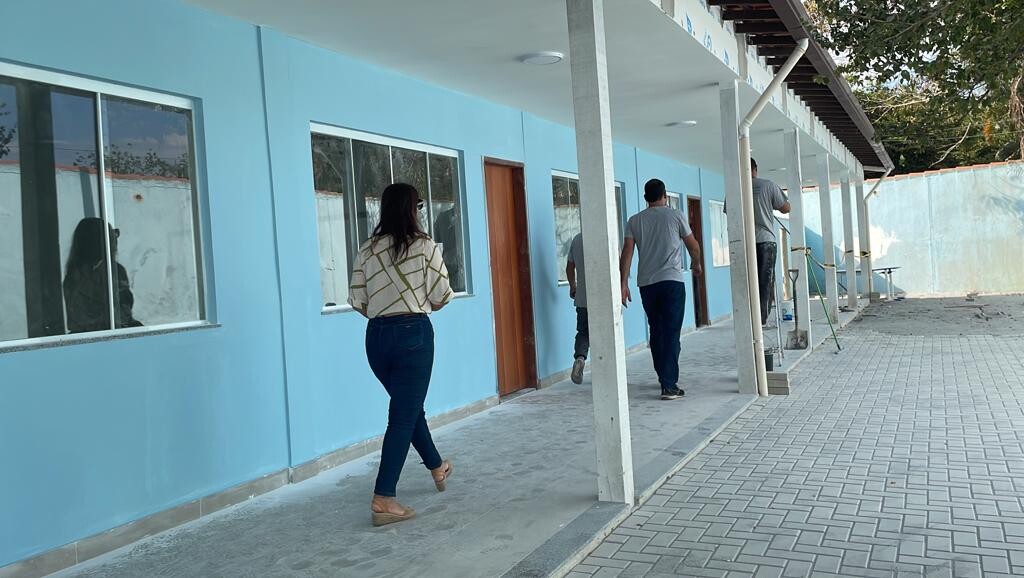 Secretaria de Educação acompanha adequação predial na Escola Darcy Ribeiro