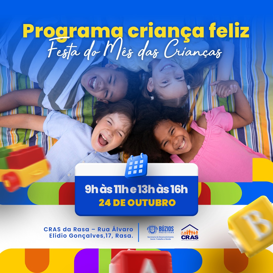 Cras da Rasa promove confraternização para as crianças do Serviço de Convivência e Fortalecimento de Vínculos nesta terça-feira