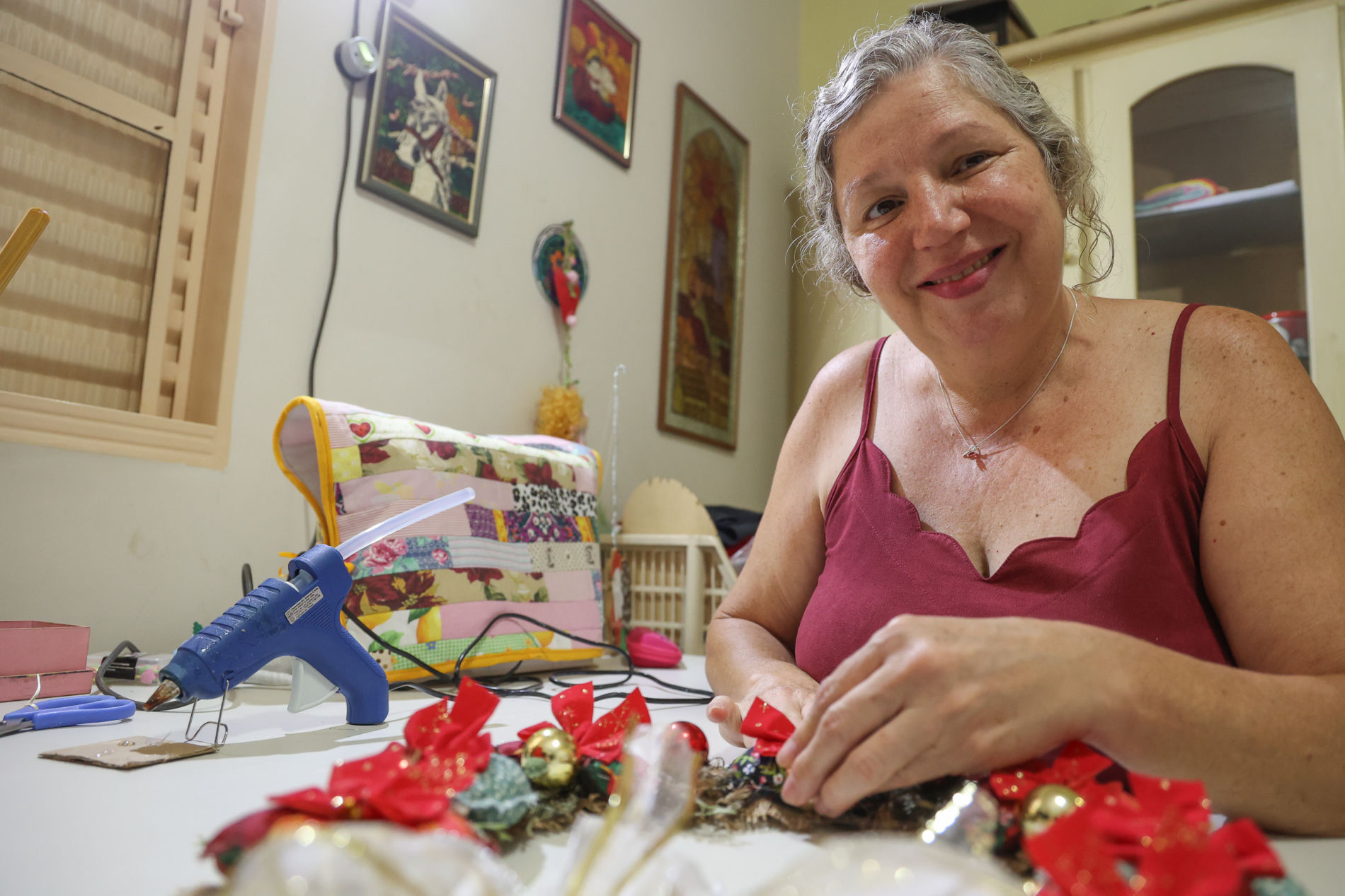 Cursos do Funss com temas natalinos agregam renda para artesãos