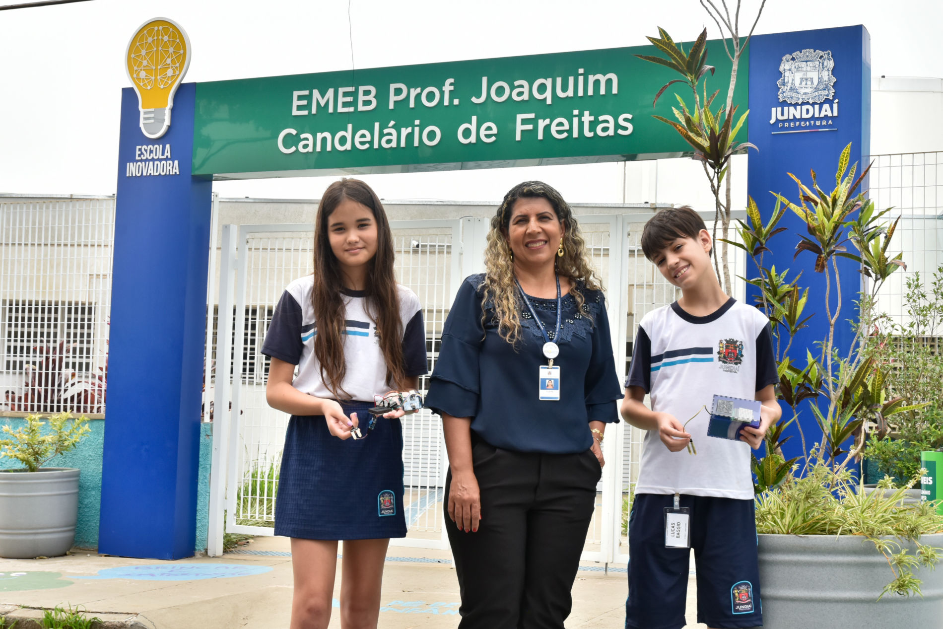 Dispositivo desenvolvido por alunos da Emeb Candelário é selecionado em prêmio sobre tecnologias