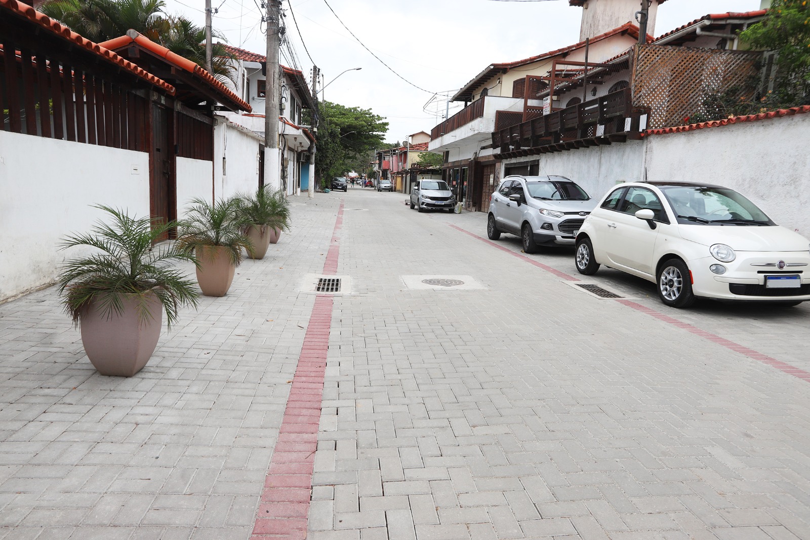 Mais de 70% das obras de acessibilidades e revitalização urbanísticas do Centro de Búzios estão concluídas