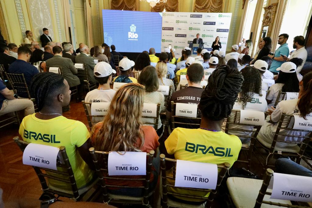 Prefeitura anuncia incentivo para atletas do Time Rio que conquistarem medalhas nos Jogos Pan-Americanos e Parapan-Americanos de Santiago e nos Jogos Olímpicos e Paralímpicos de Paris - Prefeitura da Cidade do Rio de Janeiro