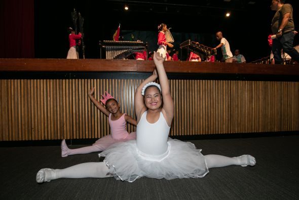 Prefeitura de Cuiab | Espetculo do Siminina: crianas especiais do show de graa e atitude em apresentao de ballet
