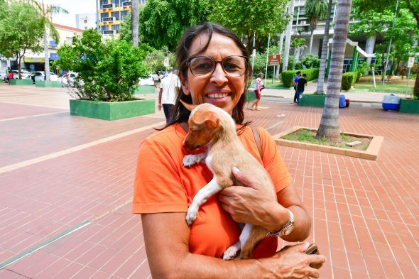Prefeitura de Cuiab | Feira de adoo no Parque Tia Nair encerra programao da I Semana Municipal dos Animais
