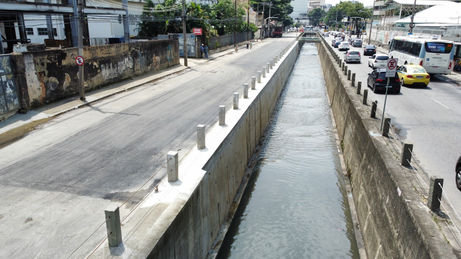 Prefeitura do Rio conclui obra de recuperação das margens do Rio Joana, em Vila Isabel - Prefeitura da Cidade do Rio de Janeiro