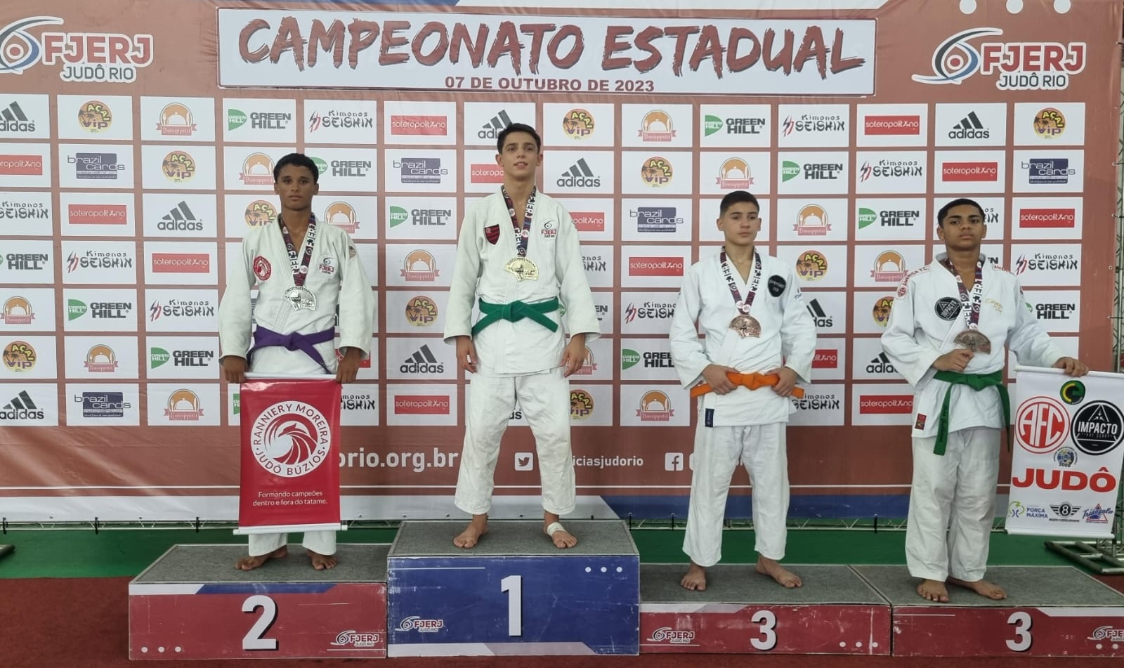 Três atletas buzianos conquistam medalhas em Campeonato Estadual de Judô